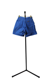 Chic High Waisted Cornflower Blue Denim Shorts