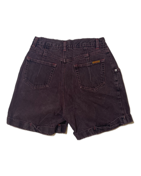 Jordache Burgundy Vintage Denim Shorts