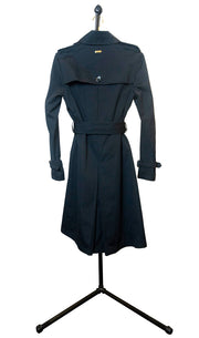 Black Trench Coat Ellen Tracy - Back