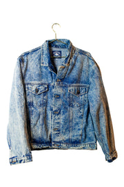 Acid Wash Oversized Vintage Denim Jacket