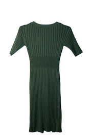 Olive Green Cotton Dress