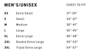 Tee Size Chart