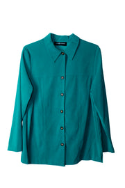 Turquoise Vintage Button Up