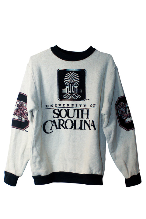 University of South Carolina Quilted Afghan Crewneck