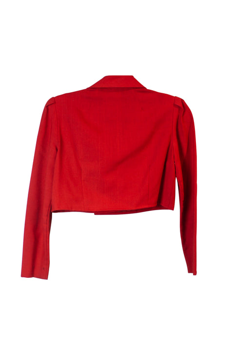 ReStyled Vintage Cropped Red Blazer