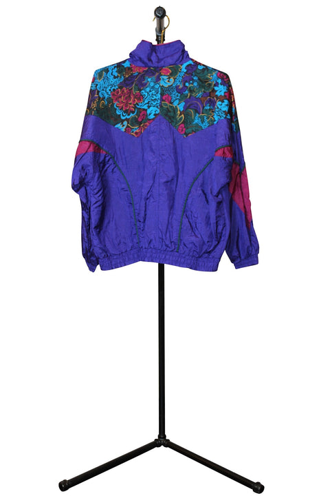 Royal Purple Retro Windbreaker - Back