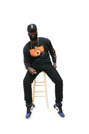 Black Naruto Uzumaki Long Sleeve Tee