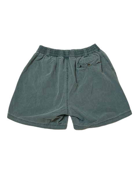 Ash Dark Cyan Cargo Vintage Shorts