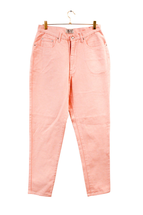 Salmon High-Waisted Limited Jeans - Size 12/14