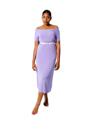 Lavender in Matilda Maxi Vintage Dress