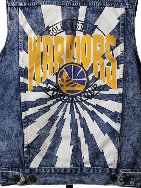 NBA Golden State Warriors Denim Vest