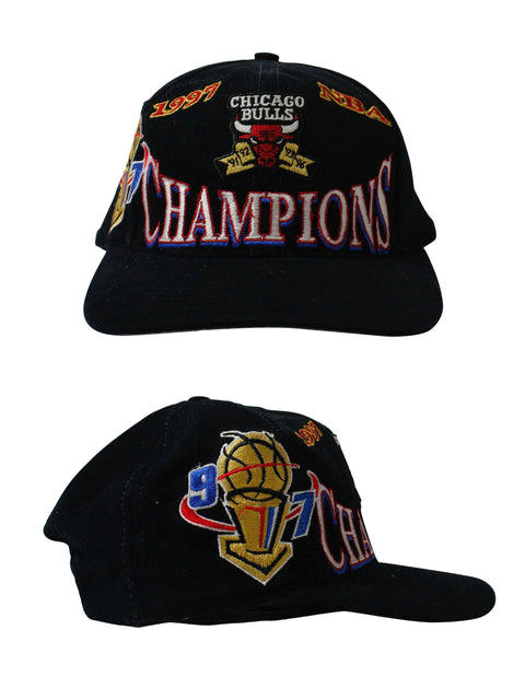Chicago Bulls 1997 NBA Champions Locker Room Snapback Hat