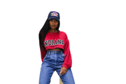 ReStyled Indiana Hoosiers Cropped Crew Neck