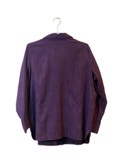 Purple Shacket-Like Button Up